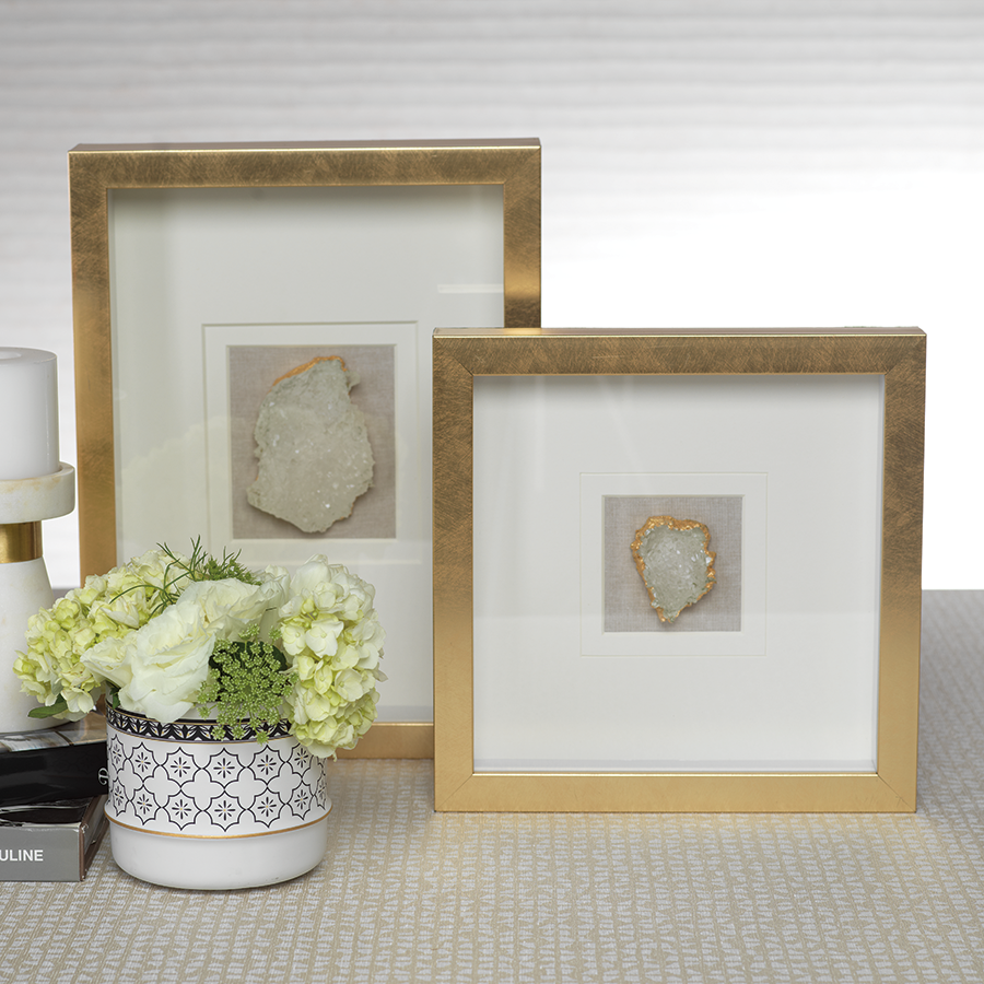 Cristal Enmarcado – Dorado – Pequeño
