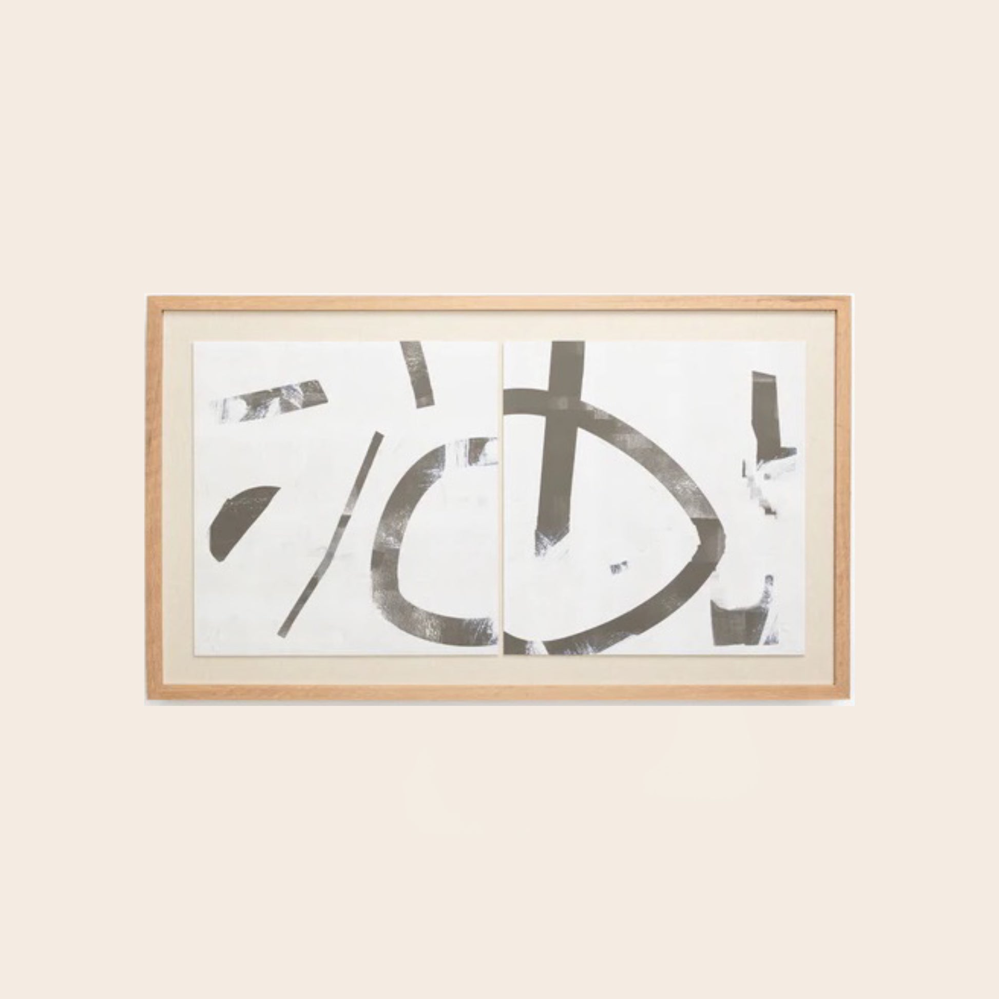 Cuadro abstracto de manchas