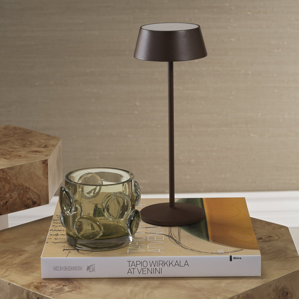 Lámpara de Mesa Recargable Andria – Óxido