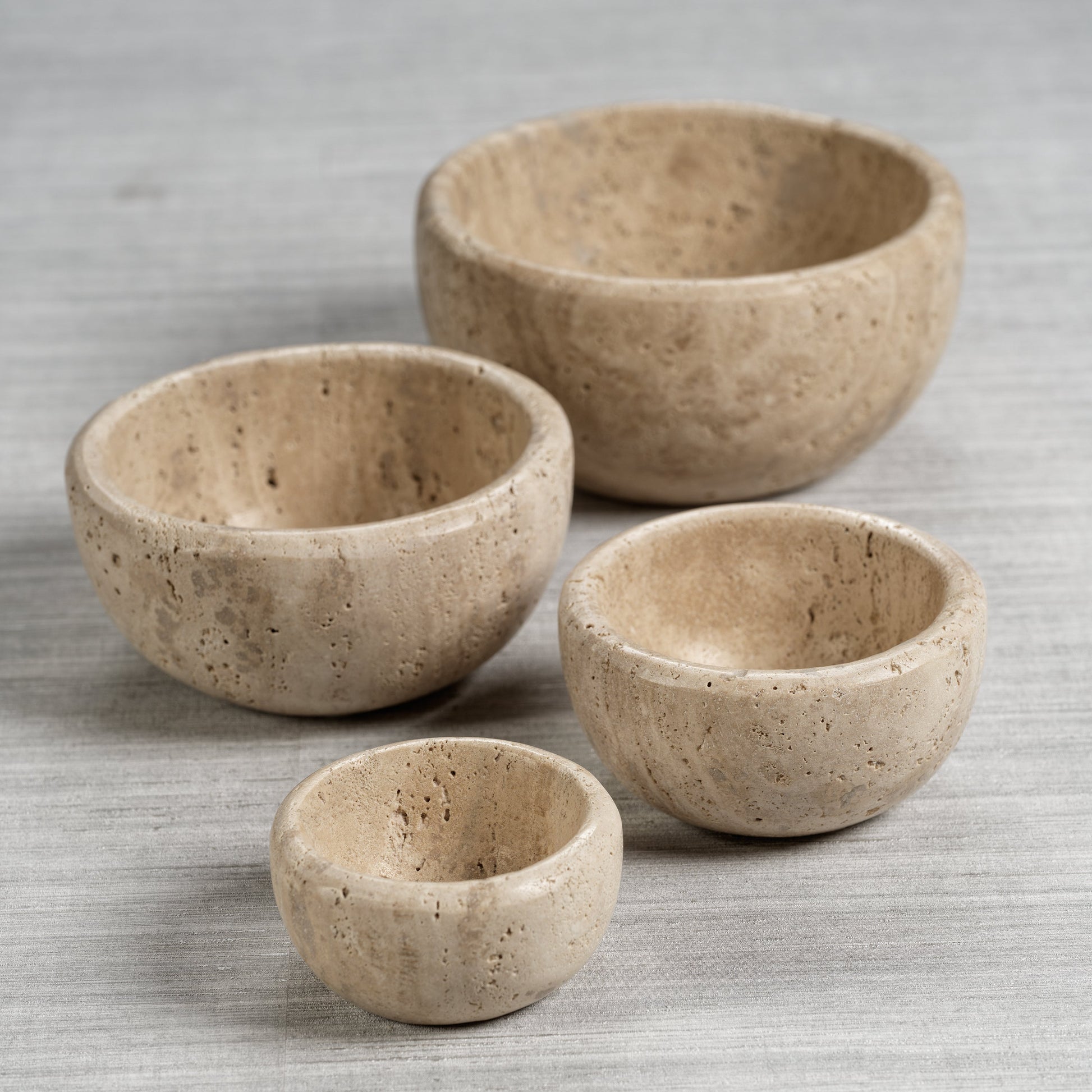 Set Bowls en Travertina Beige
