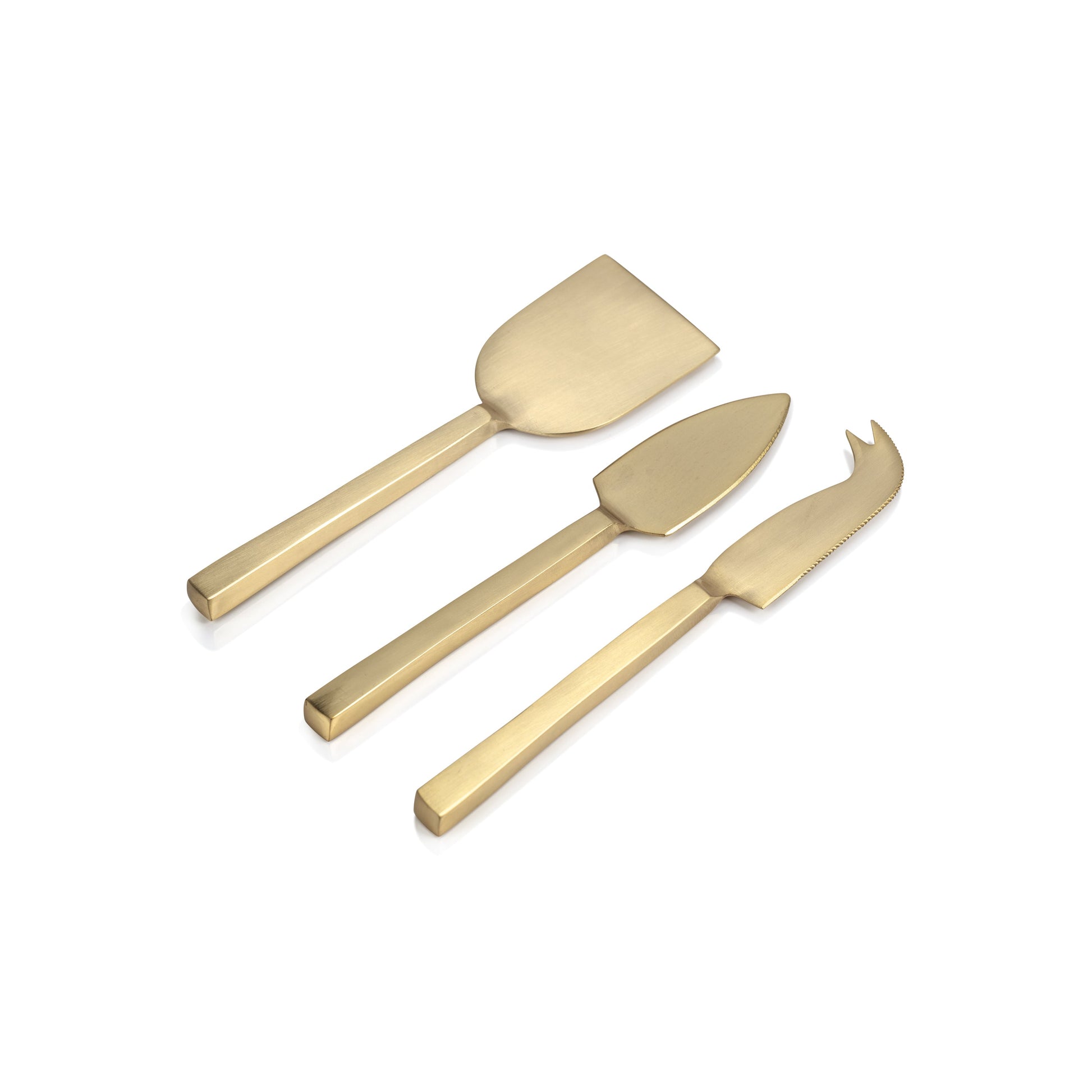 Set Cuchillo y Servidor de Queso Dorado